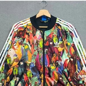 Adidas Colorful Parrot Print Jacket